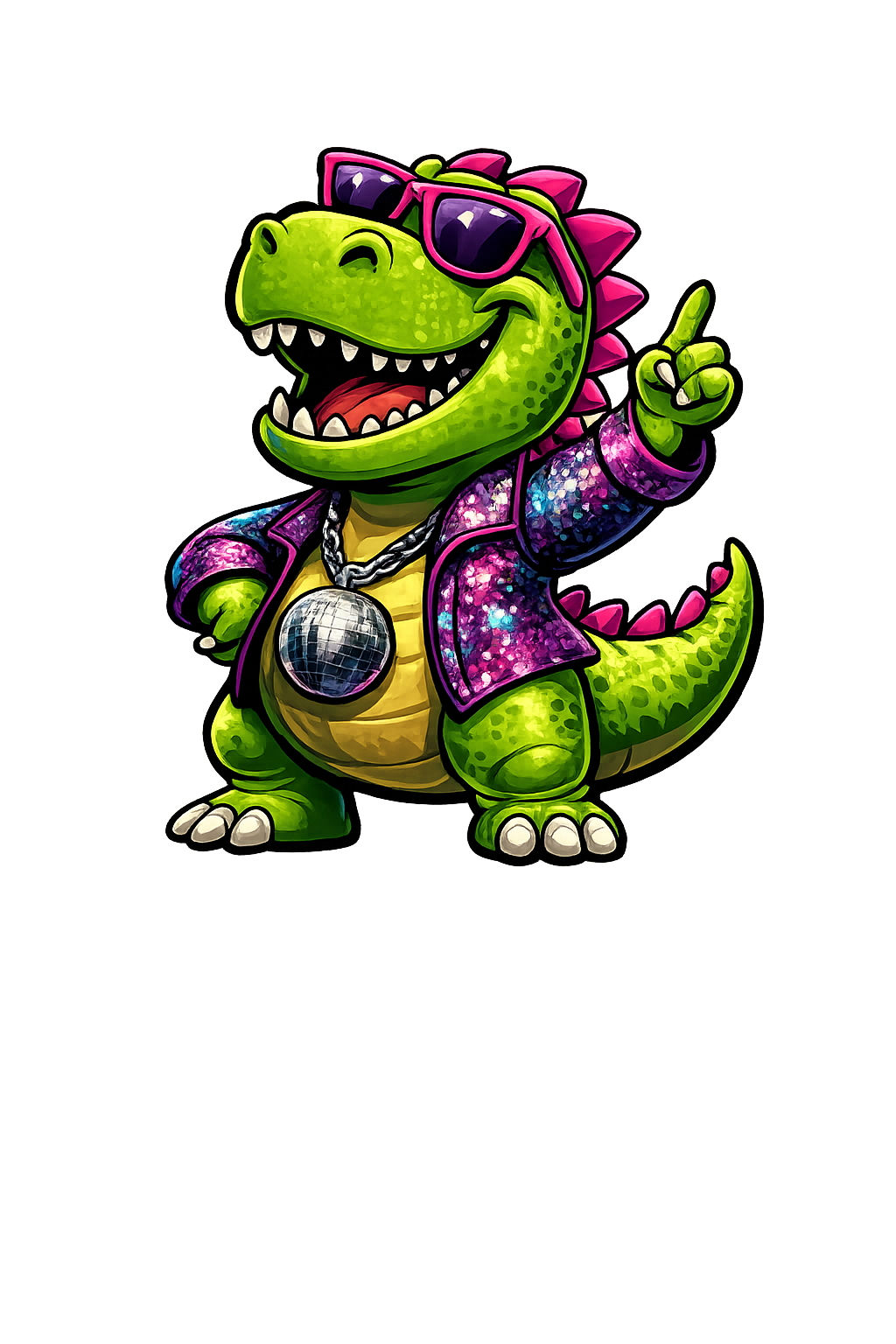 Disco Dino mascot